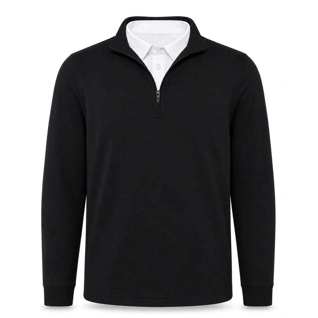 BRIAN™ | Leon - Men’s Ultra-Comfortable 2-in-1 Quarter-Zip
