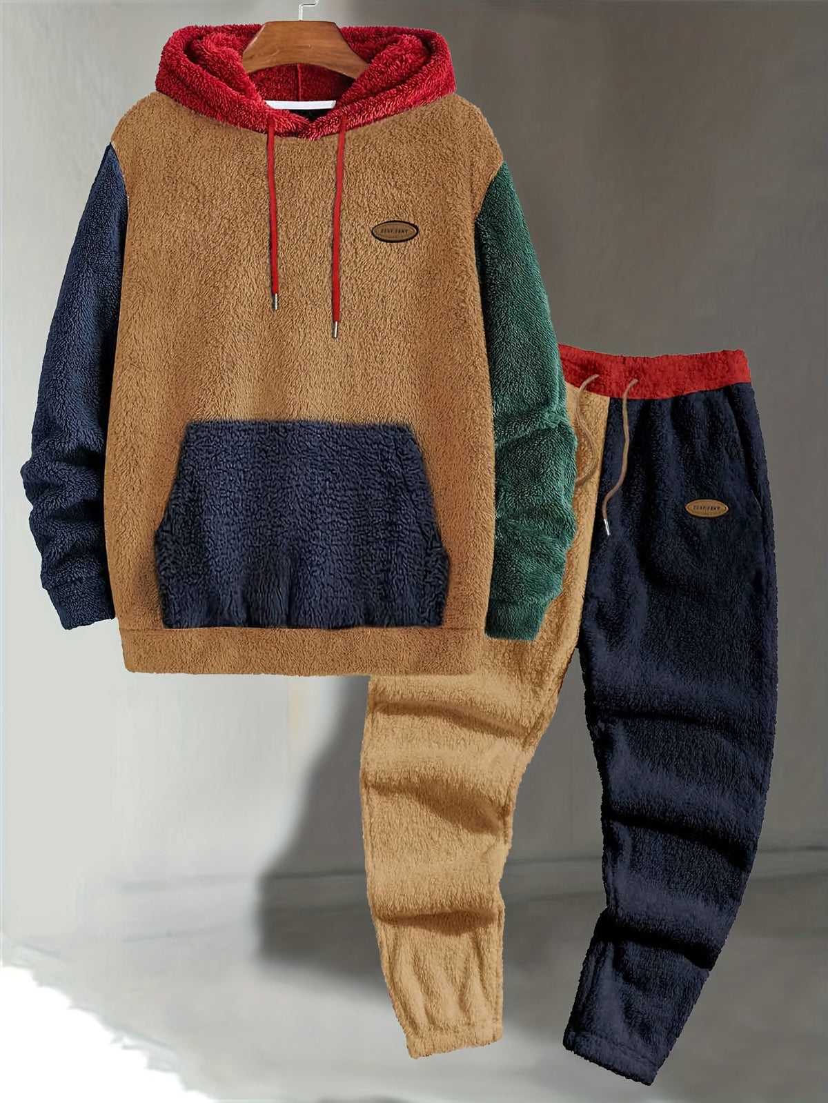 BRIAN™ | Cozy Color-Block Two-Piece Set