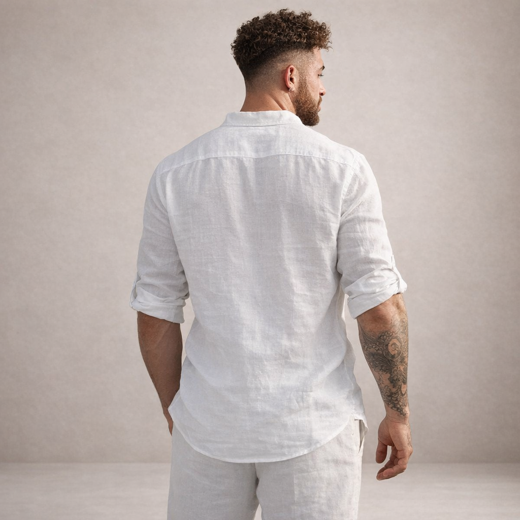 BRIAN™ | Stand-Collar Shirt