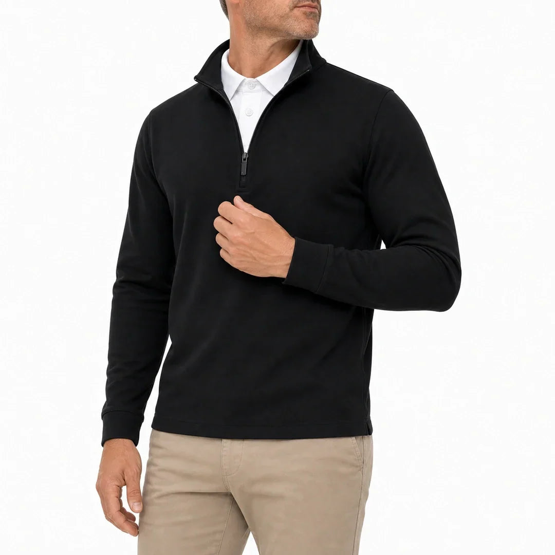 BRIAN™ | Leon - Men’s Ultra-Comfortable 2-in-1 Quarter-Zip