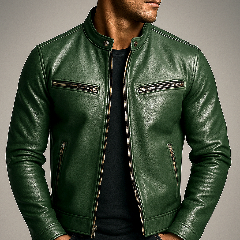 BRIAN™ | Vintage Biker Jacket