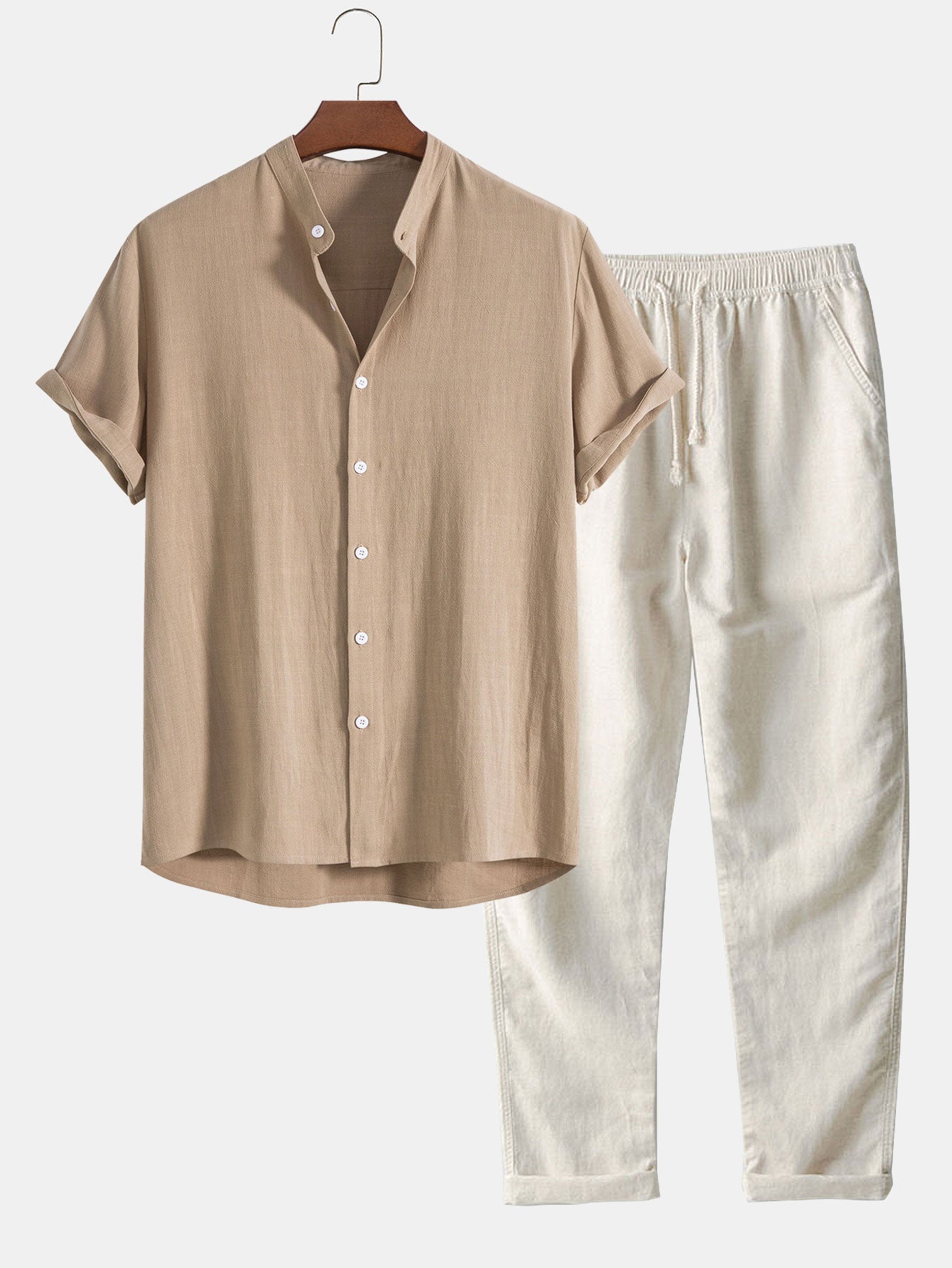 BRAIN™ | Men's Relaxed Linen Co-Ord Set