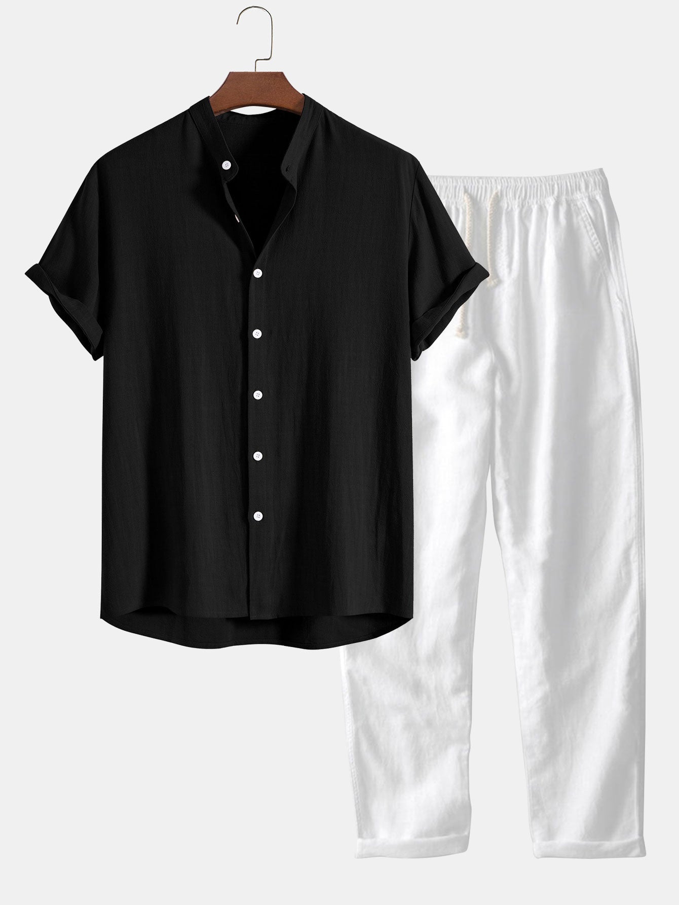 BRAIN™ | Men's Relaxed Linen Co-Ord Set