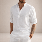BRIAN™ | Stand-Collar Shirt