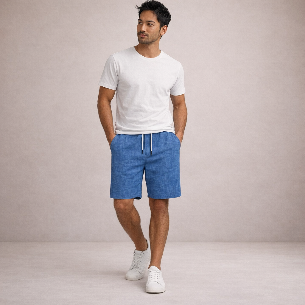 BRAIN™ | Casual Linen Shorts