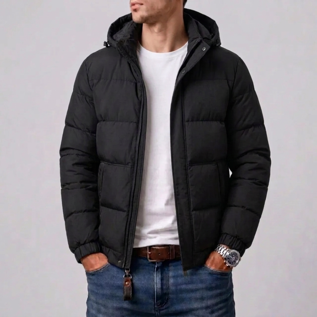 BRIAN™ | Hooded Quilted Puffer Jacket