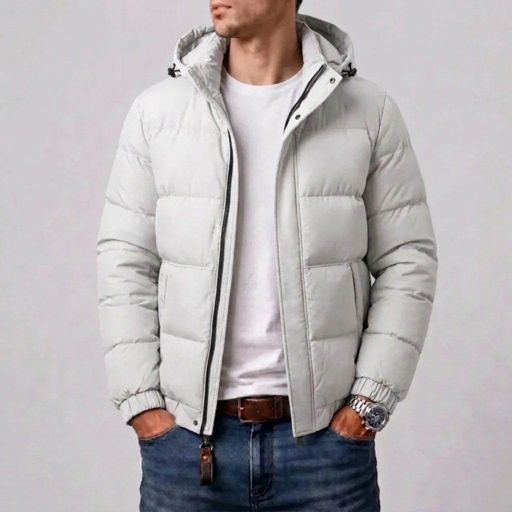 BRIAN™ | Hooded Quilted Puffer Jacket