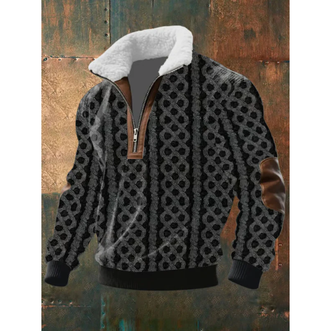 BRIAN™ | HIGH COLLAR SWEATER