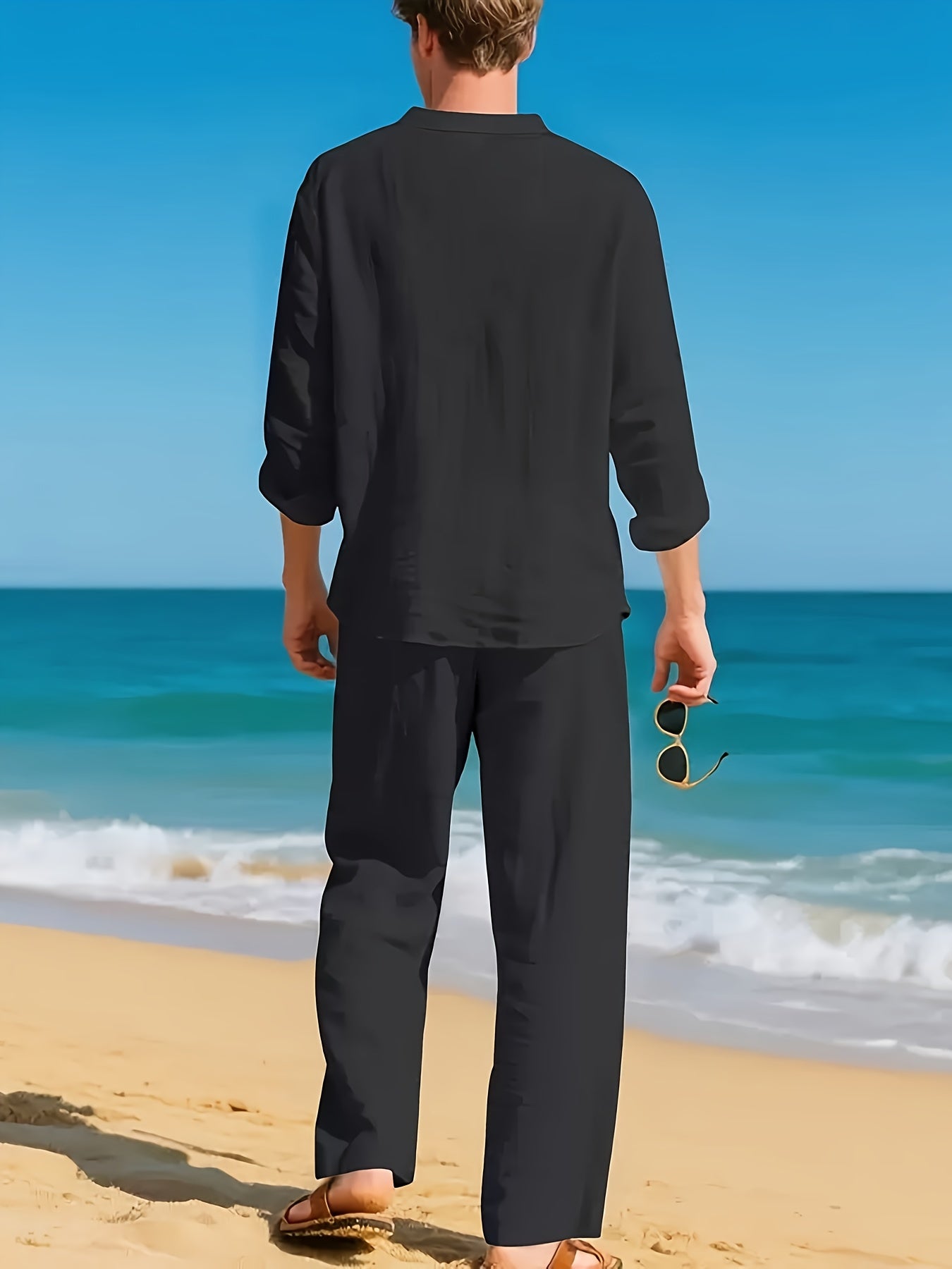 BRAIN™ | Men's Coords Woven Linen