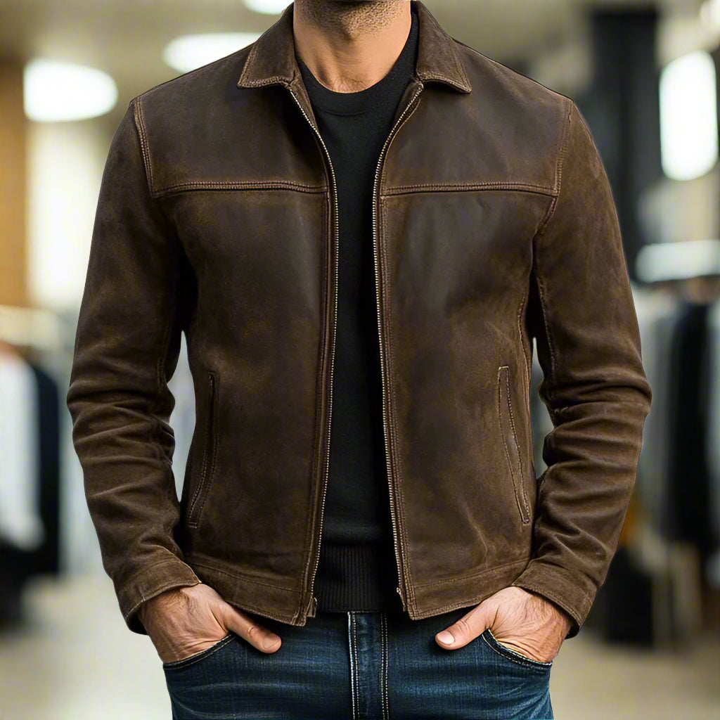 BRIAN | REFINED ZIPPERED JACKET FOR MEN