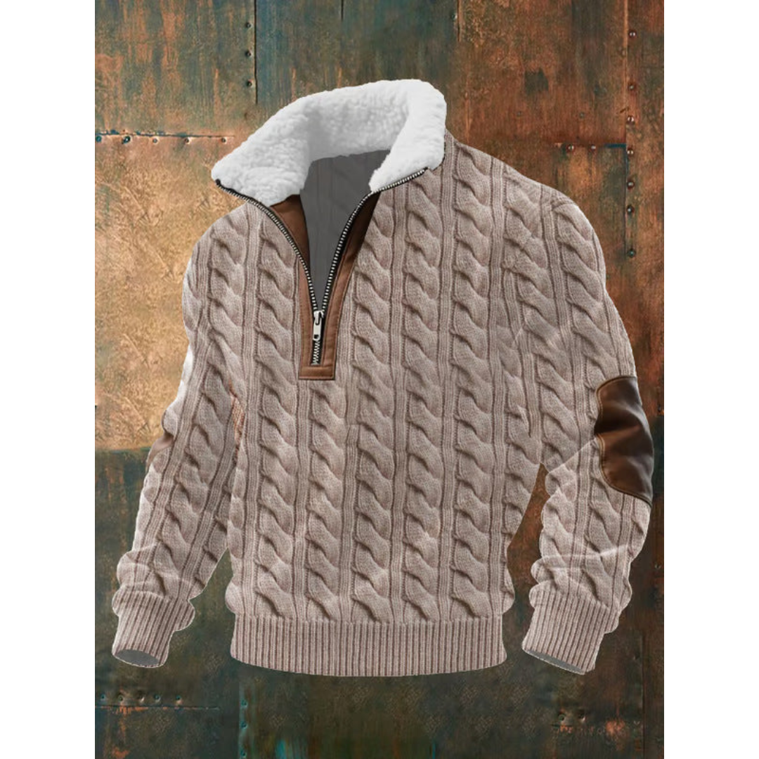 BRIAN™ | HIGH COLLAR SWEATER