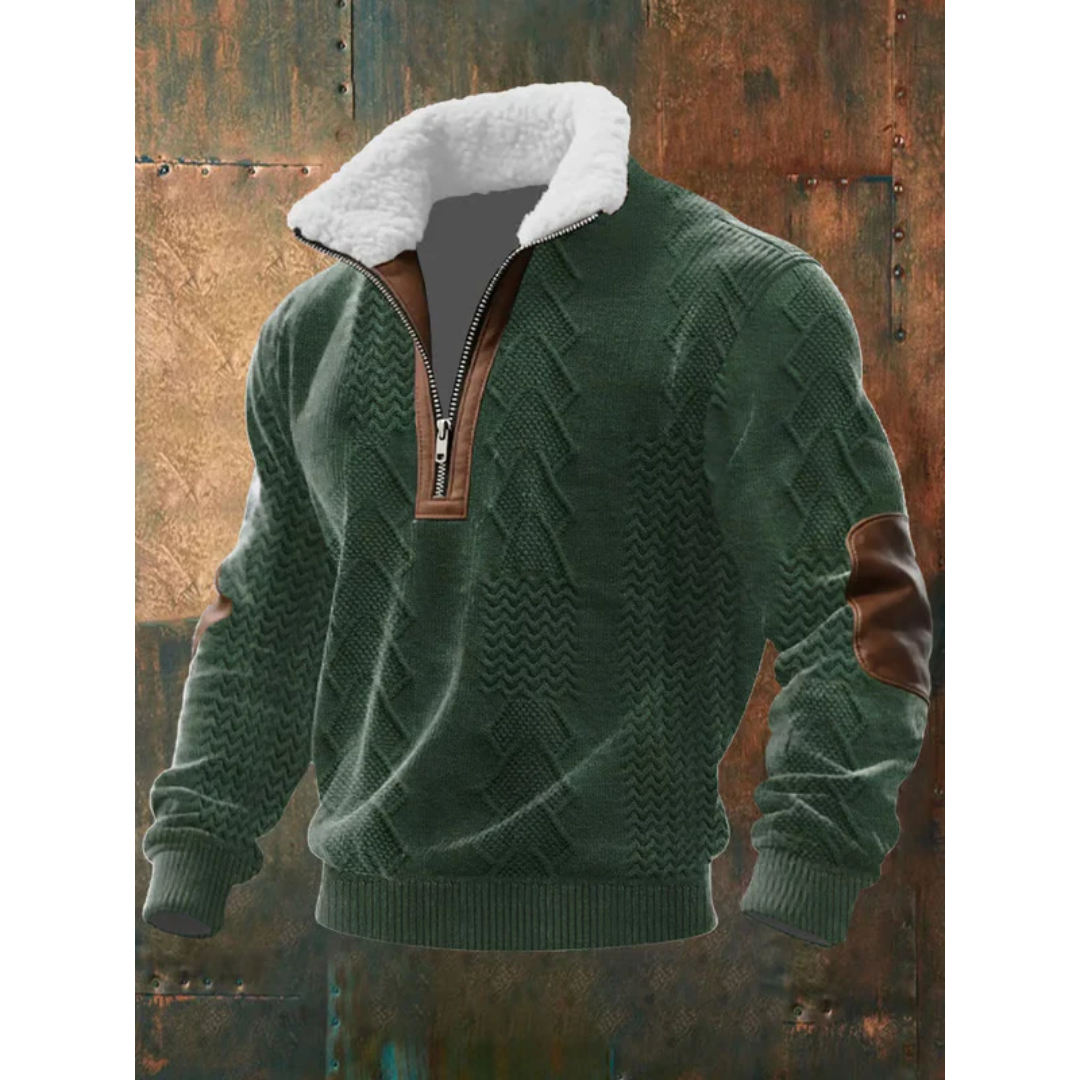BRIAN™ | HIGH COLLAR SWEATER