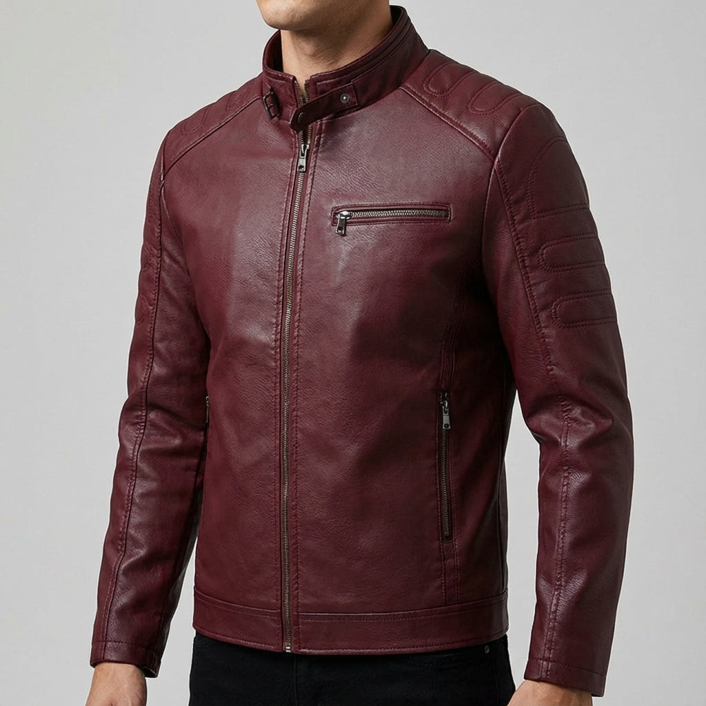 BRIAN™ | Men's Moto-Style Zip Jacket