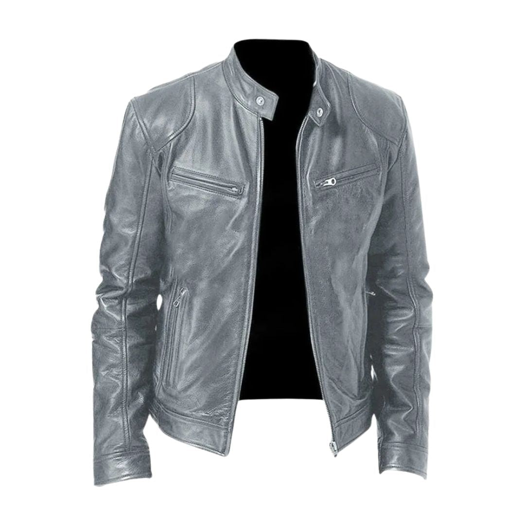BRIAN™ | ROUSSEL PARIS Casual Leather Jacket