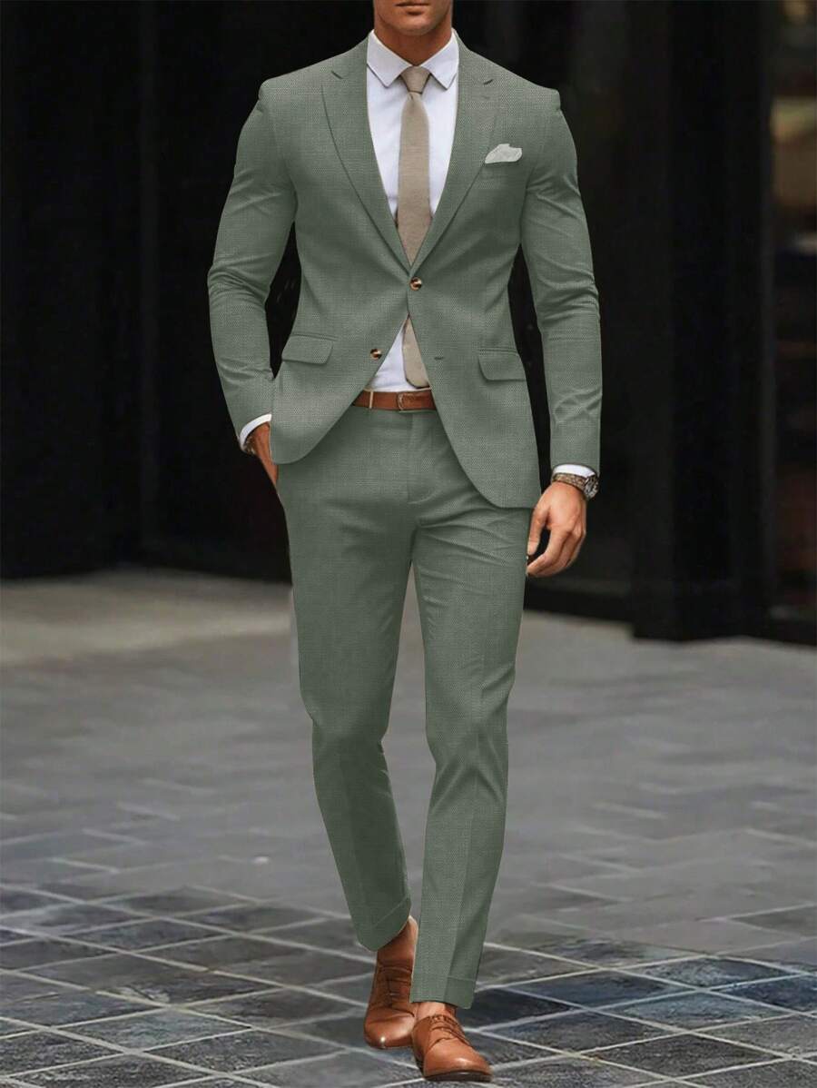 BRAIN™ | Men's Slim Two-Piece Casual Suit