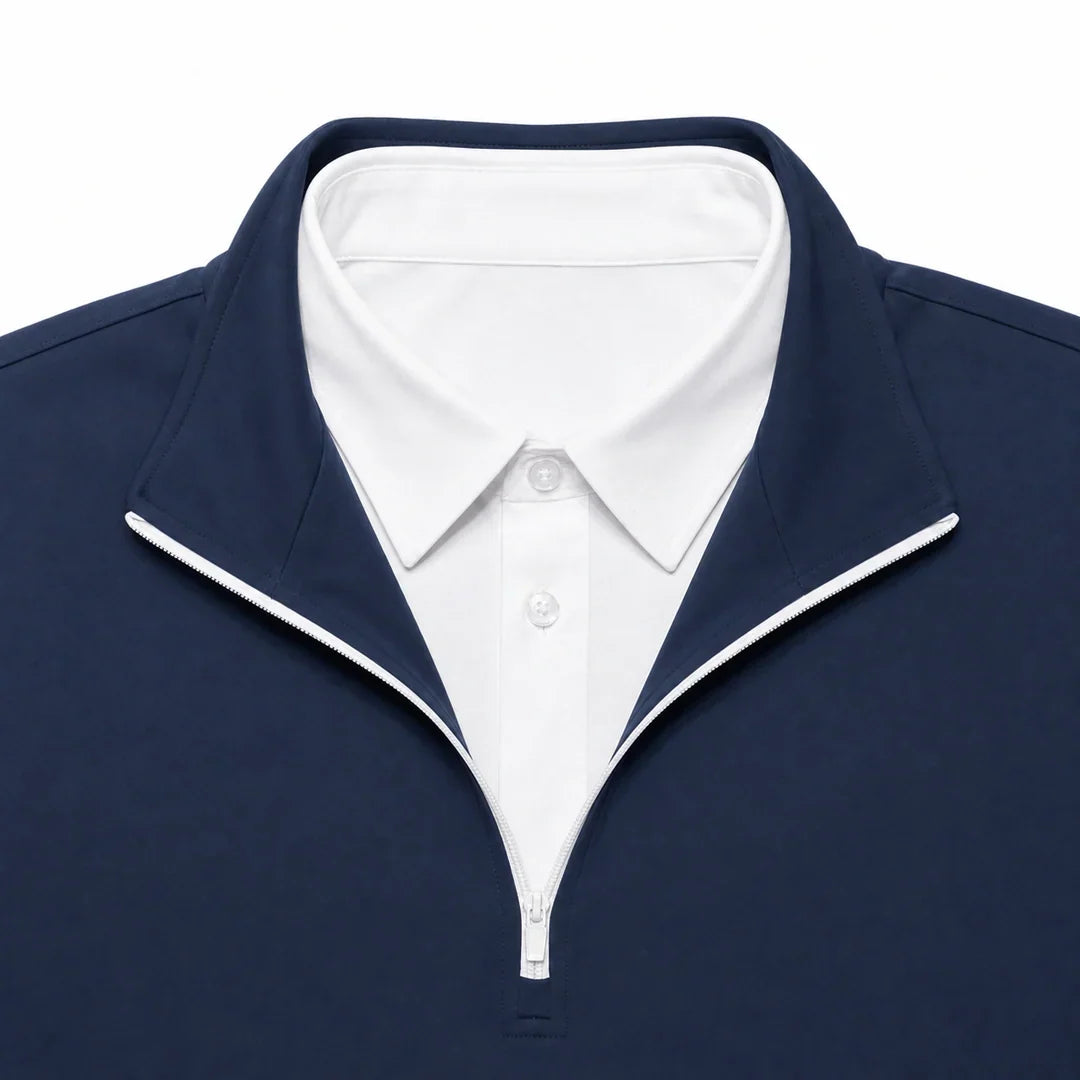 BRIAN™ | Leon - Men’s Ultra-Comfortable 2-in-1 Quarter-Zip
