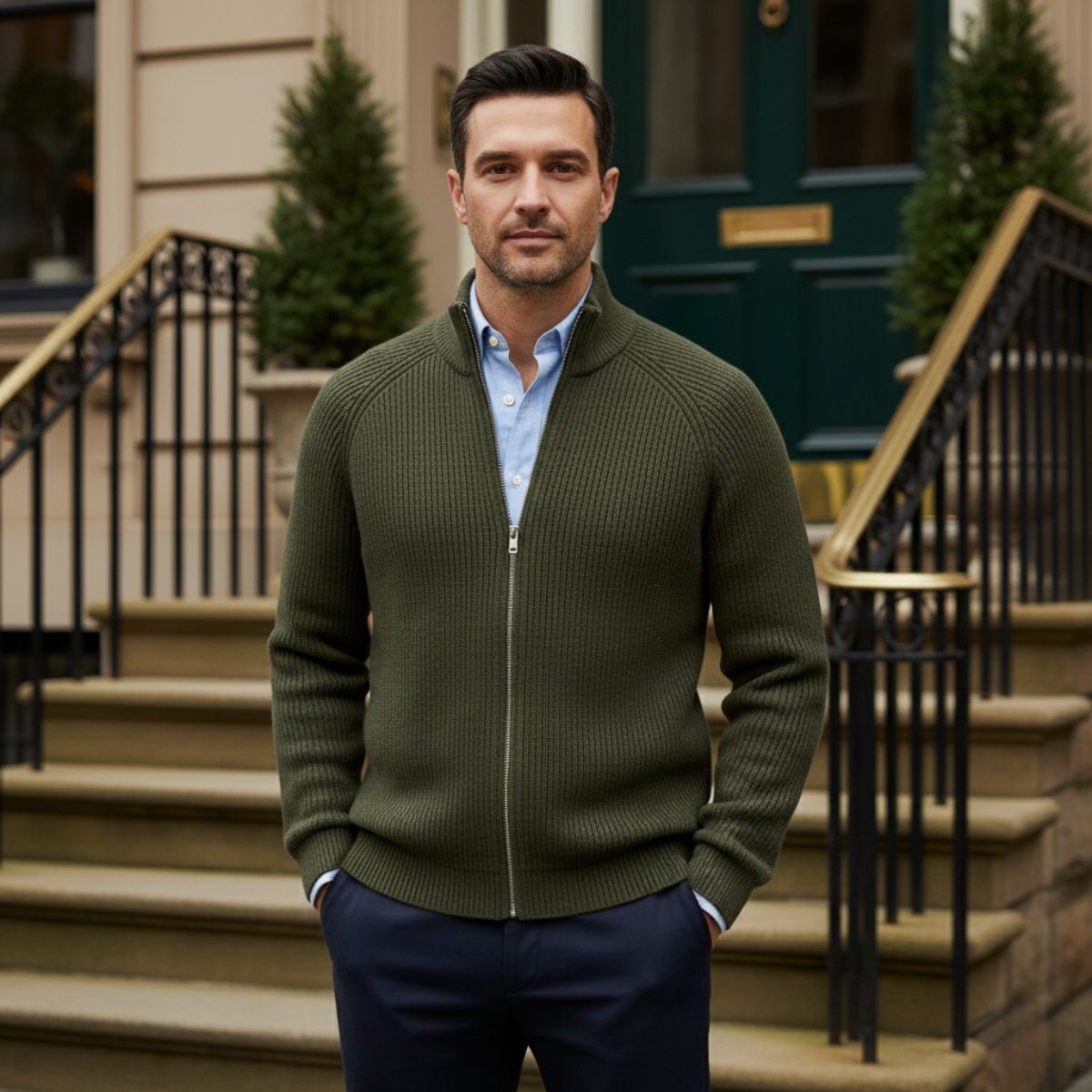 BRIAN™ | Zip Knit