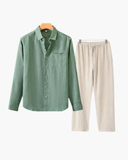 BRAIN™ | Long-sleeve linen set