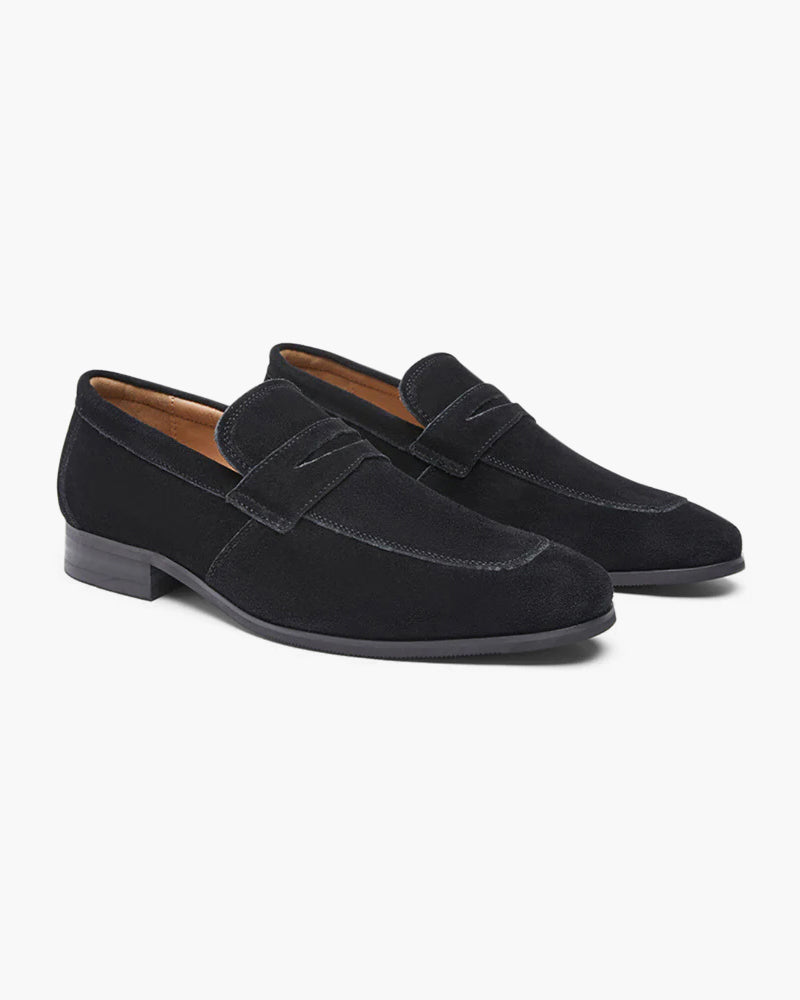 BRAIN™ | Suede penny loafers