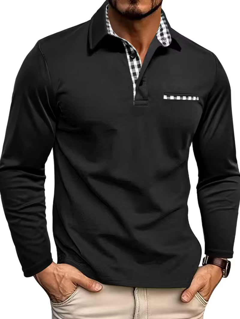 BRAIN™ | Plaid Polo