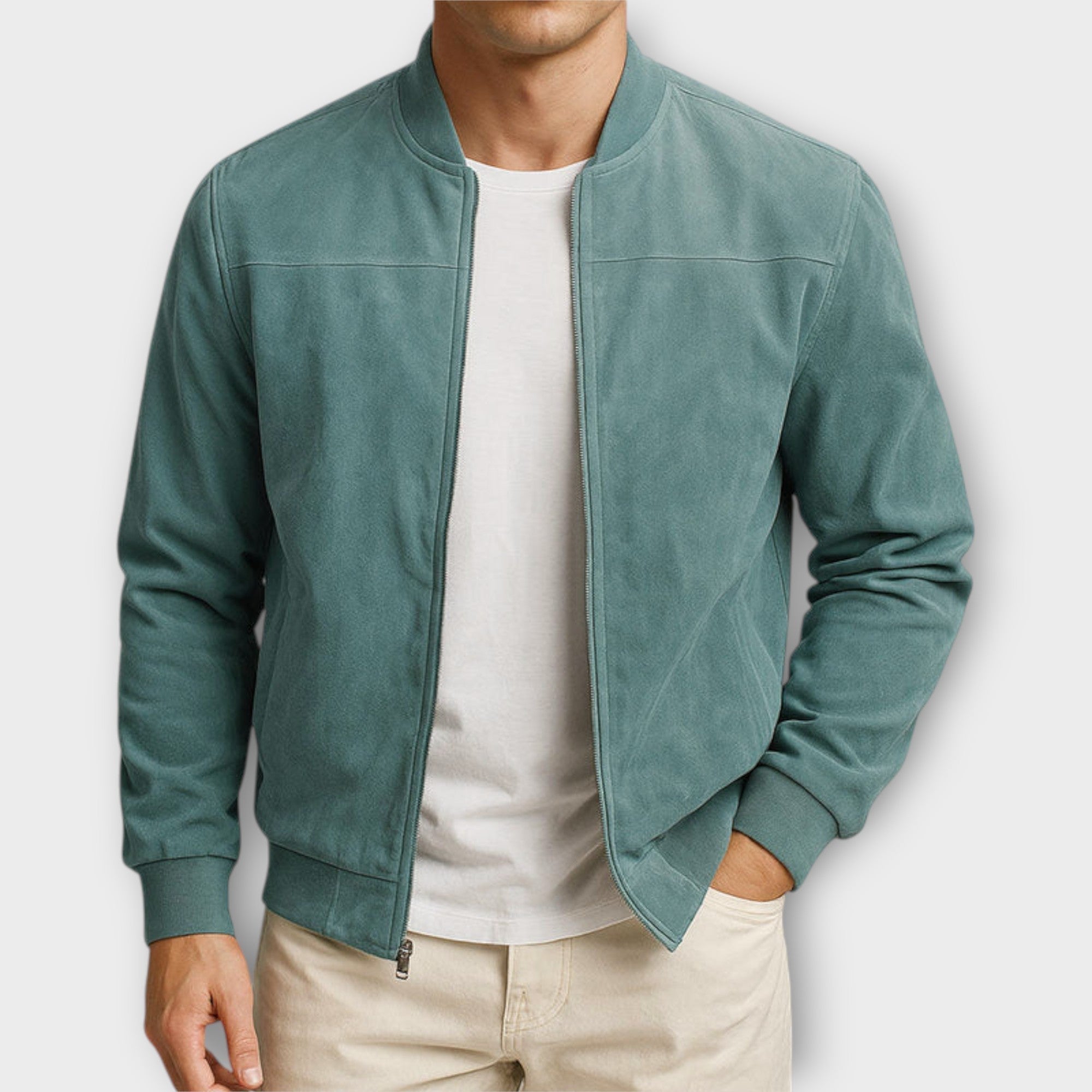 BRIAN™ | SUEDE BOMBER JACKET