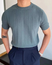 BRIAN™ | Men's Piave Knitted T-Shirt