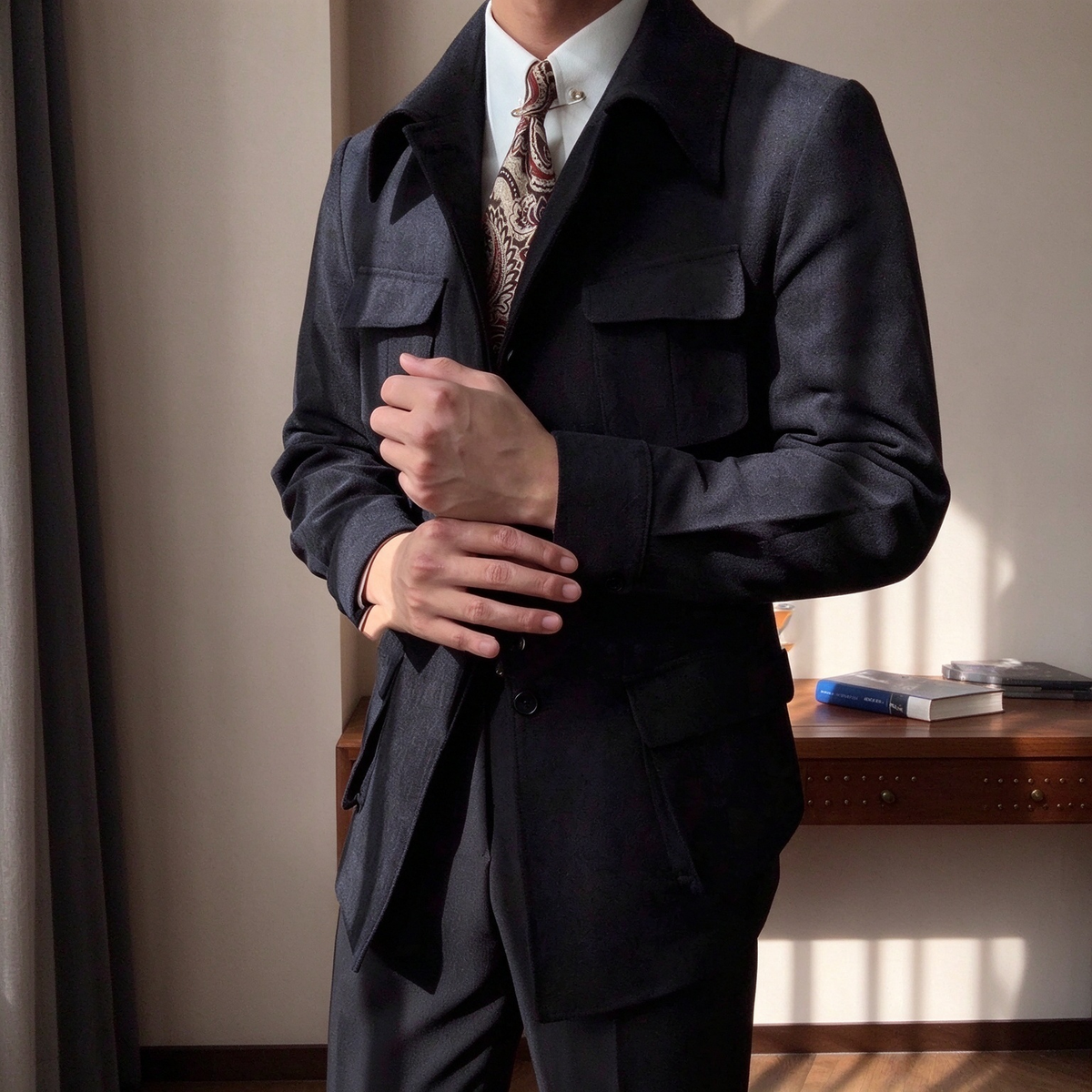 BRIAN™ | Vintage Field Jacket – Tailored Fit & Classic Utility Style