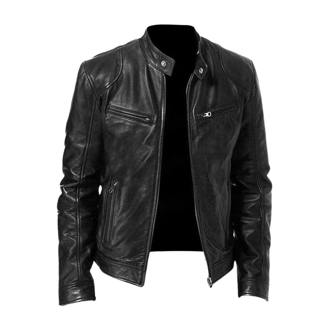 BRIAN™ | ROUSSEL PARIS Casual Leather Jacket