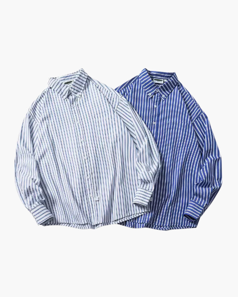 BRAIN™ | OVERSIZED STRIPED SHIRT