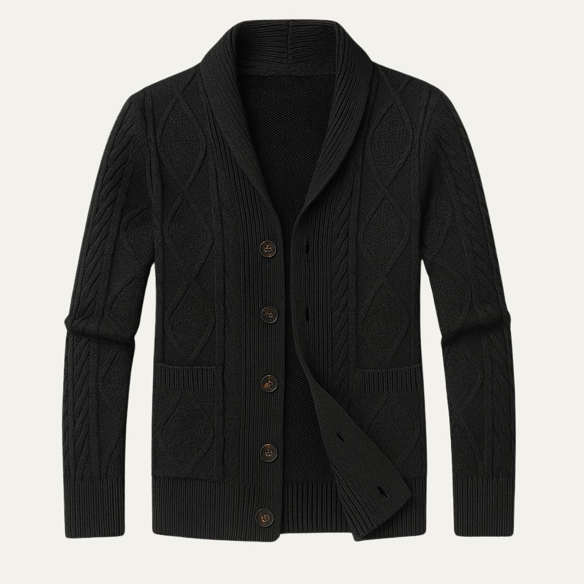 BRAIN™ | Button-Front Cardigan