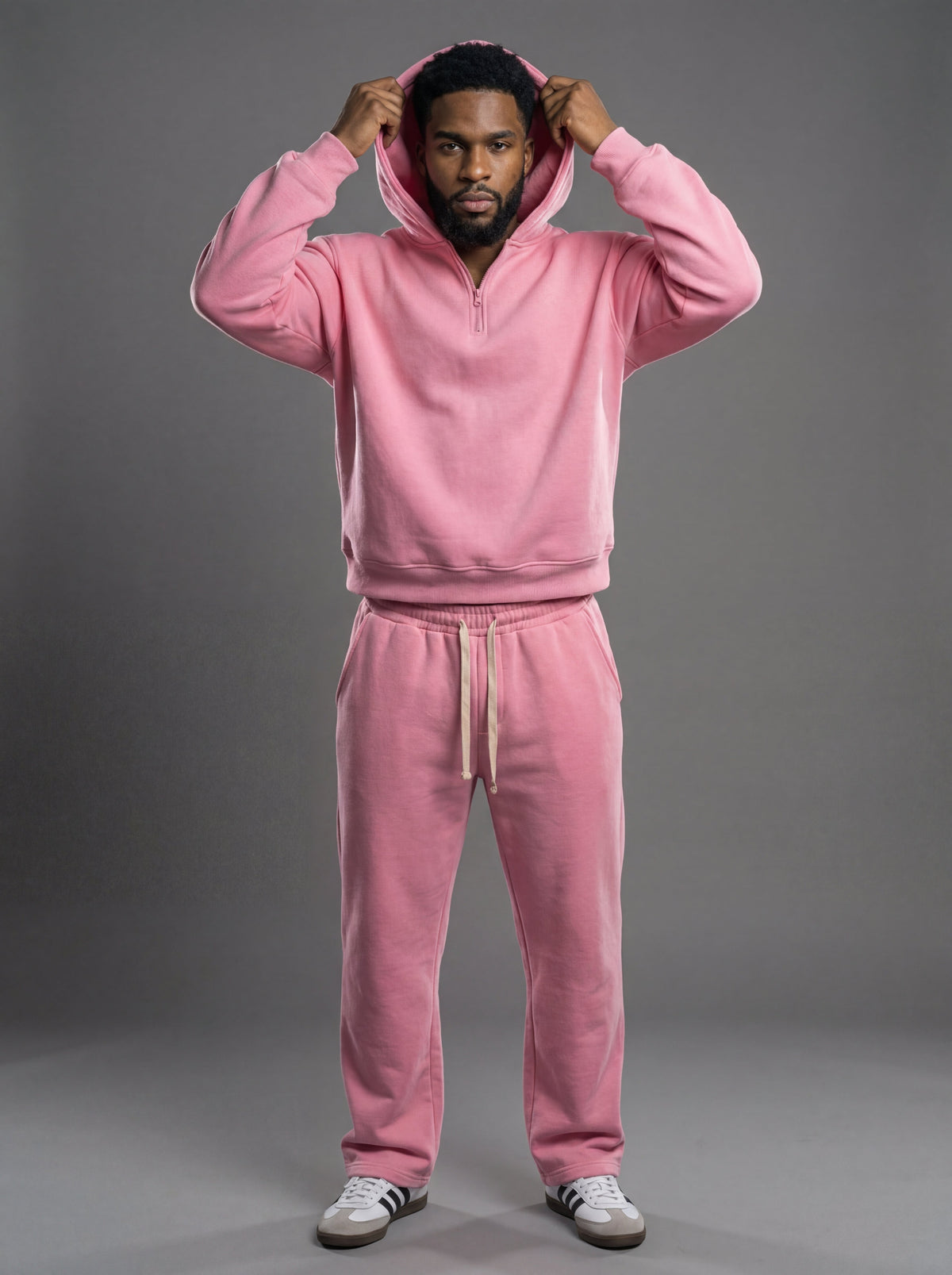 BRIAN™ | Quarter-Zip Relaxed Sweatsuit