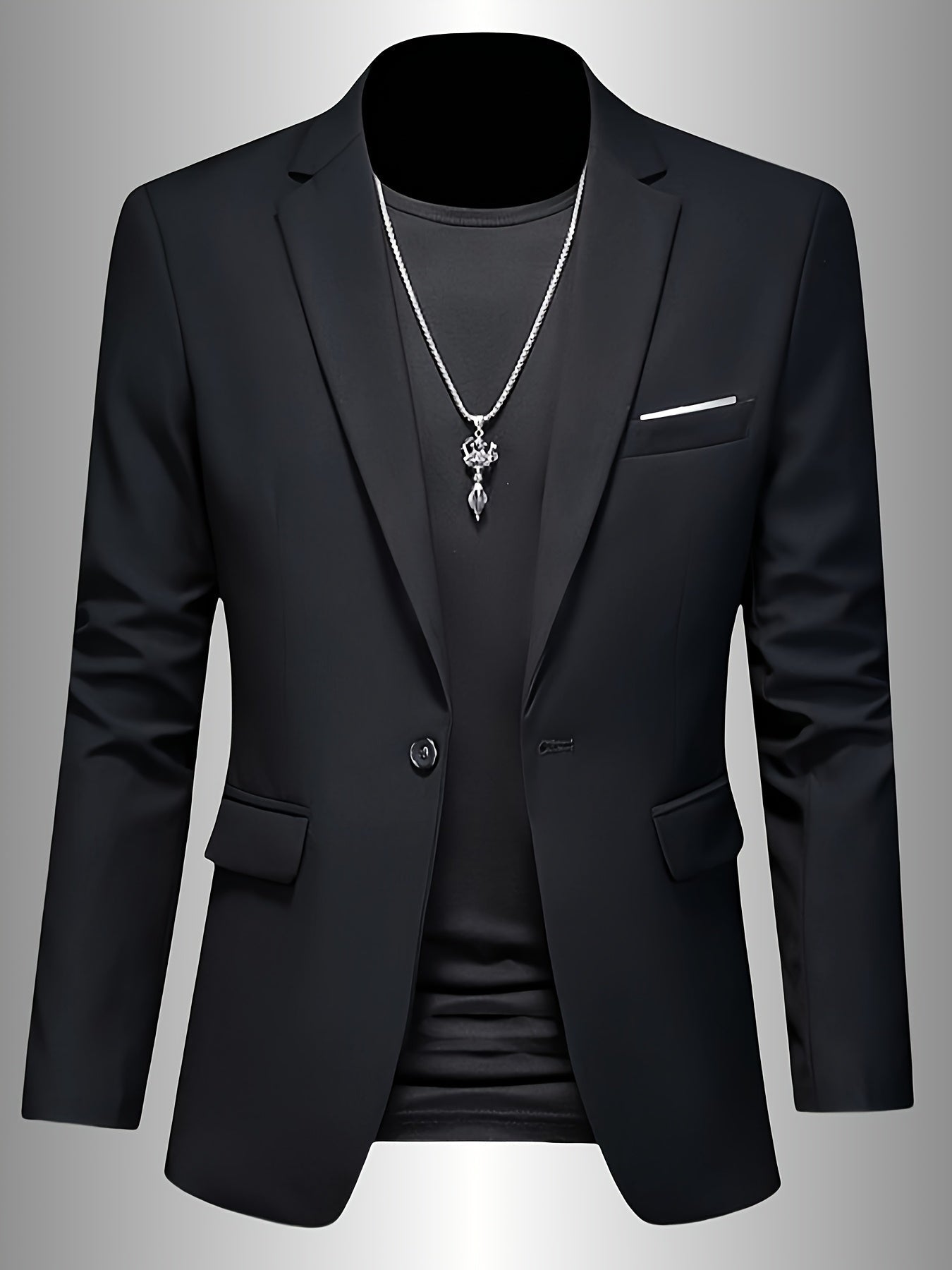 BRAIN™ | Men's Skinny-Fit Woven Blazer