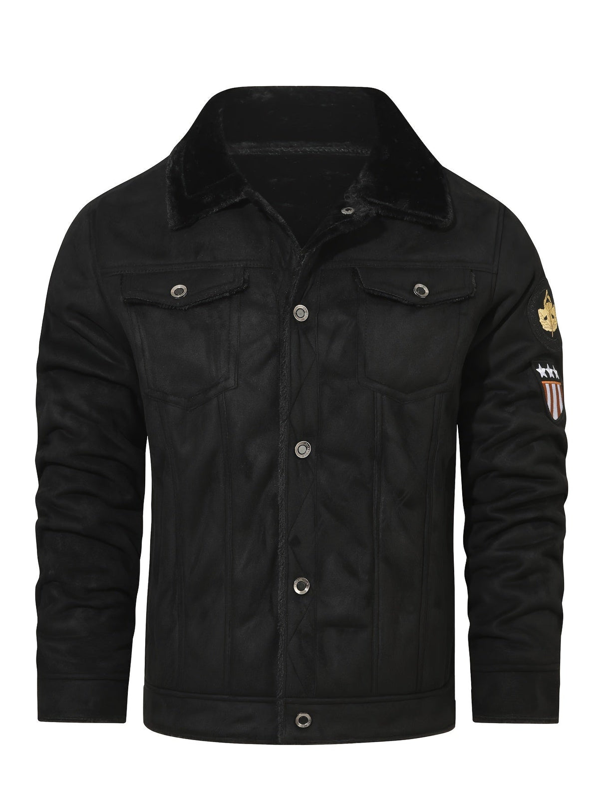 BRIAN™ | Fleece-Lined Trucker Jacket