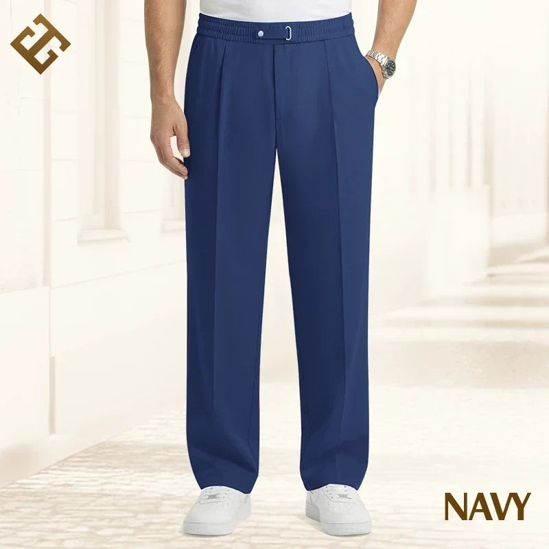 BRIAN™ | EaseTailor - Flexible Straight-Fit Smart Comfort Pants