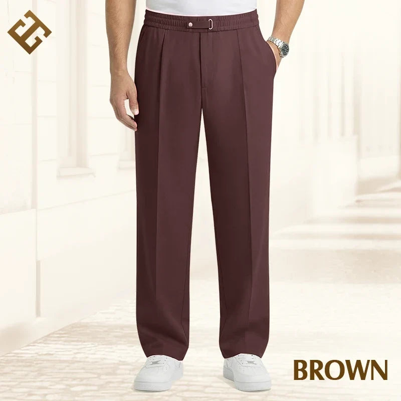 BRIAN™ | EaseTailor - Flexible Straight-Fit Smart Comfort Pants