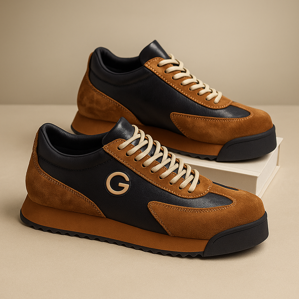 BRAIN™ | Men's Two-Tone Lace-Up Sneaker