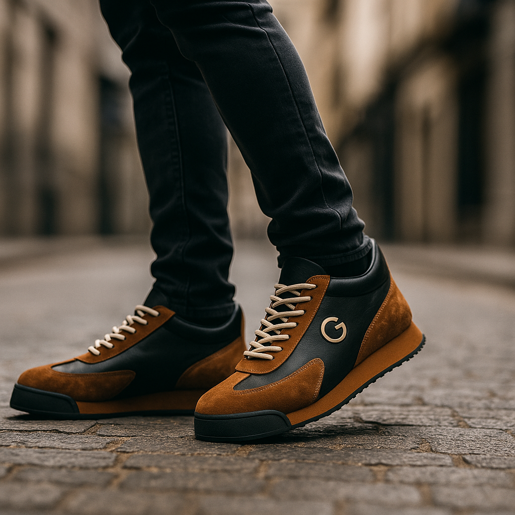 BRAIN™ | Men's Two-Tone Lace-Up Sneaker