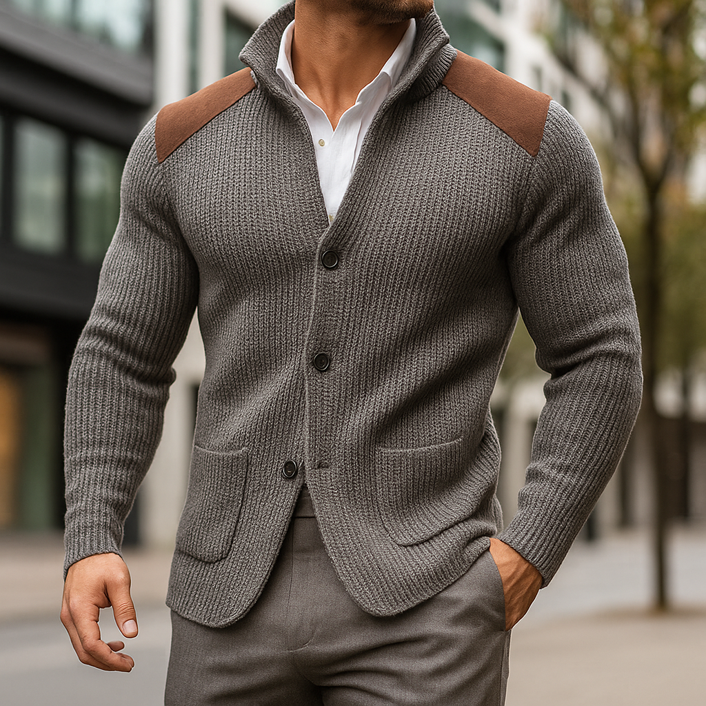 BRIAN™ | TEXTURED KNIT BLAZER