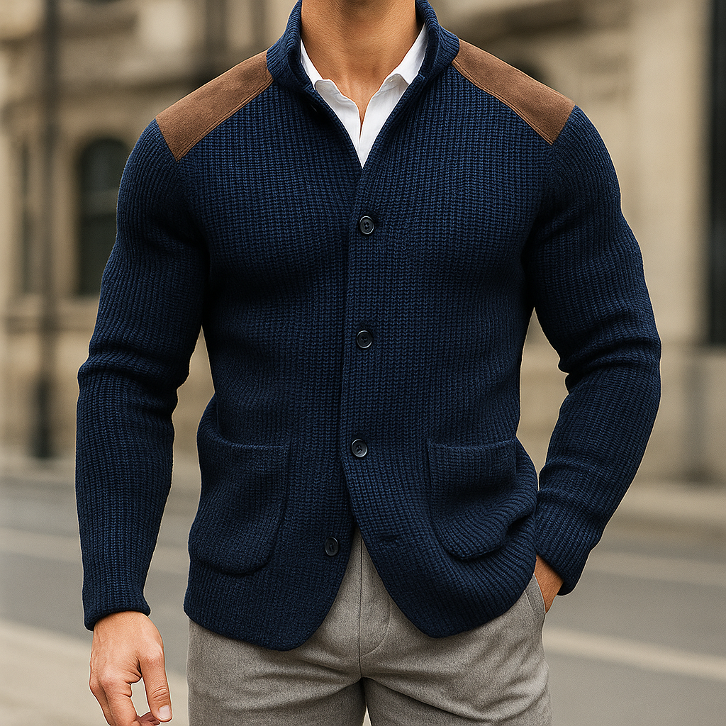BRIAN™ | TEXTURED KNIT BLAZER