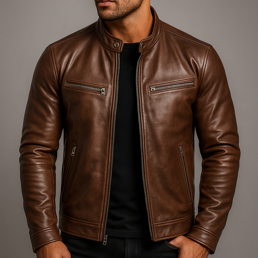 BRIAN™ | Vintage Biker Jacket