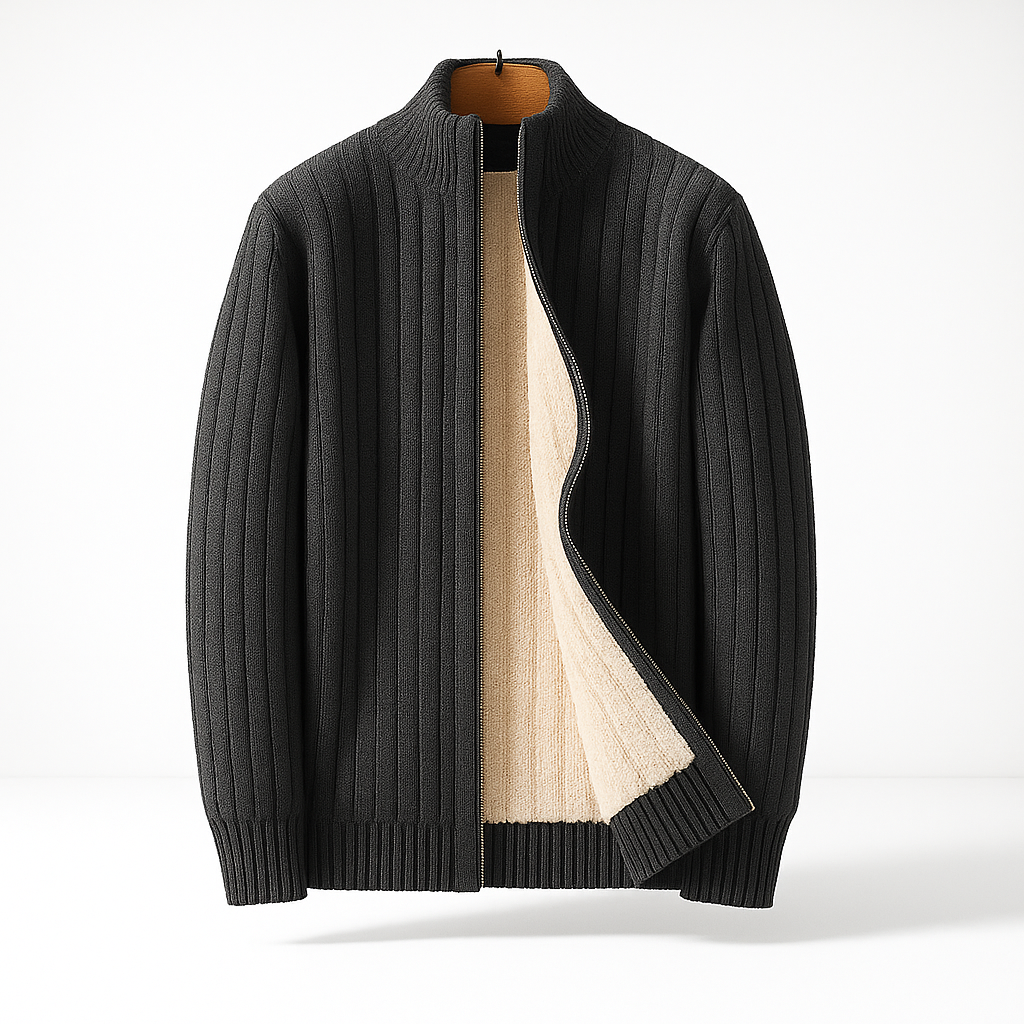 BRIAN™ | ELEGANT ZIP CARDIGAN