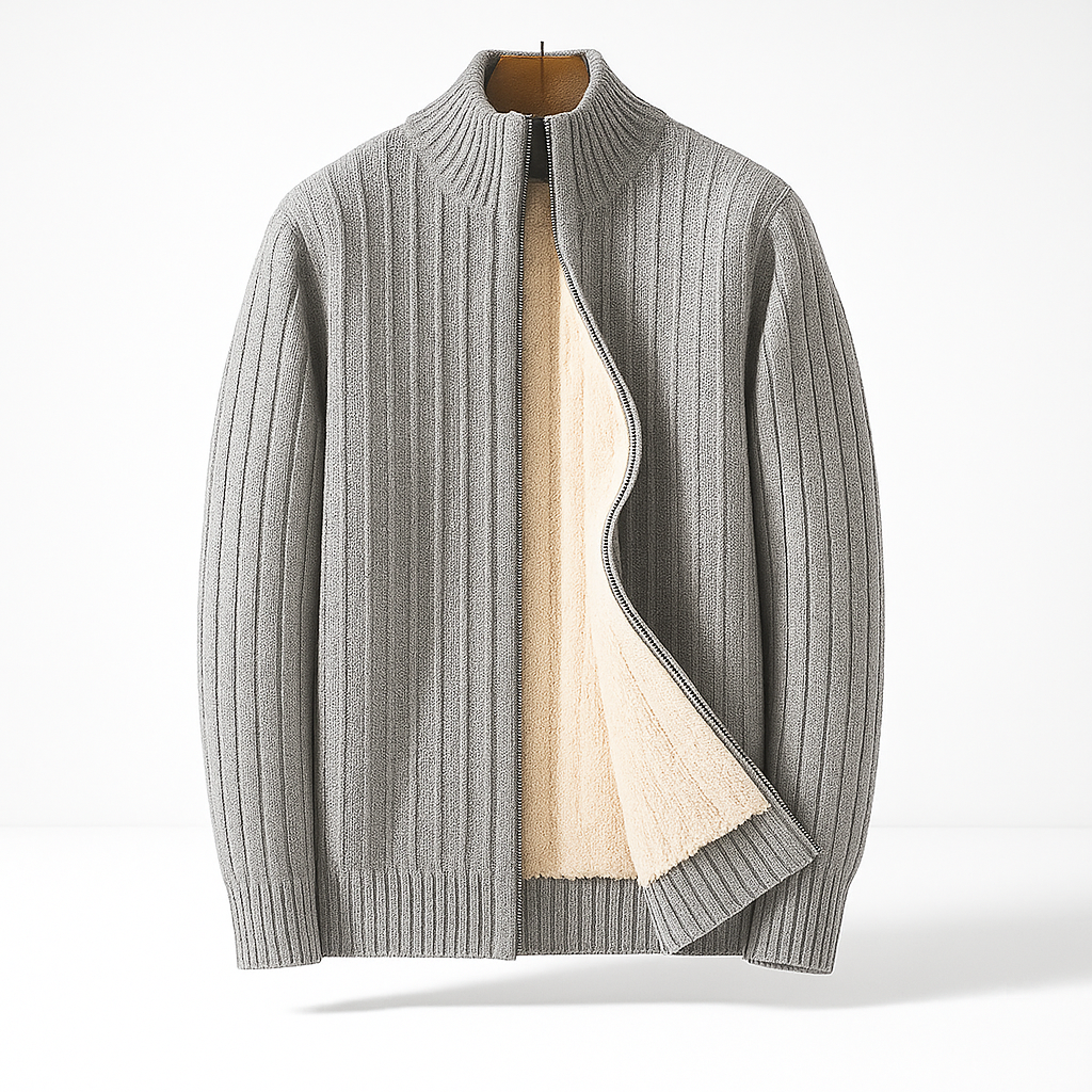 BRIAN™ | ELEGANT ZIP CARDIGAN