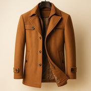BRIAN™ | LONG WOOL COAT FOR MEN