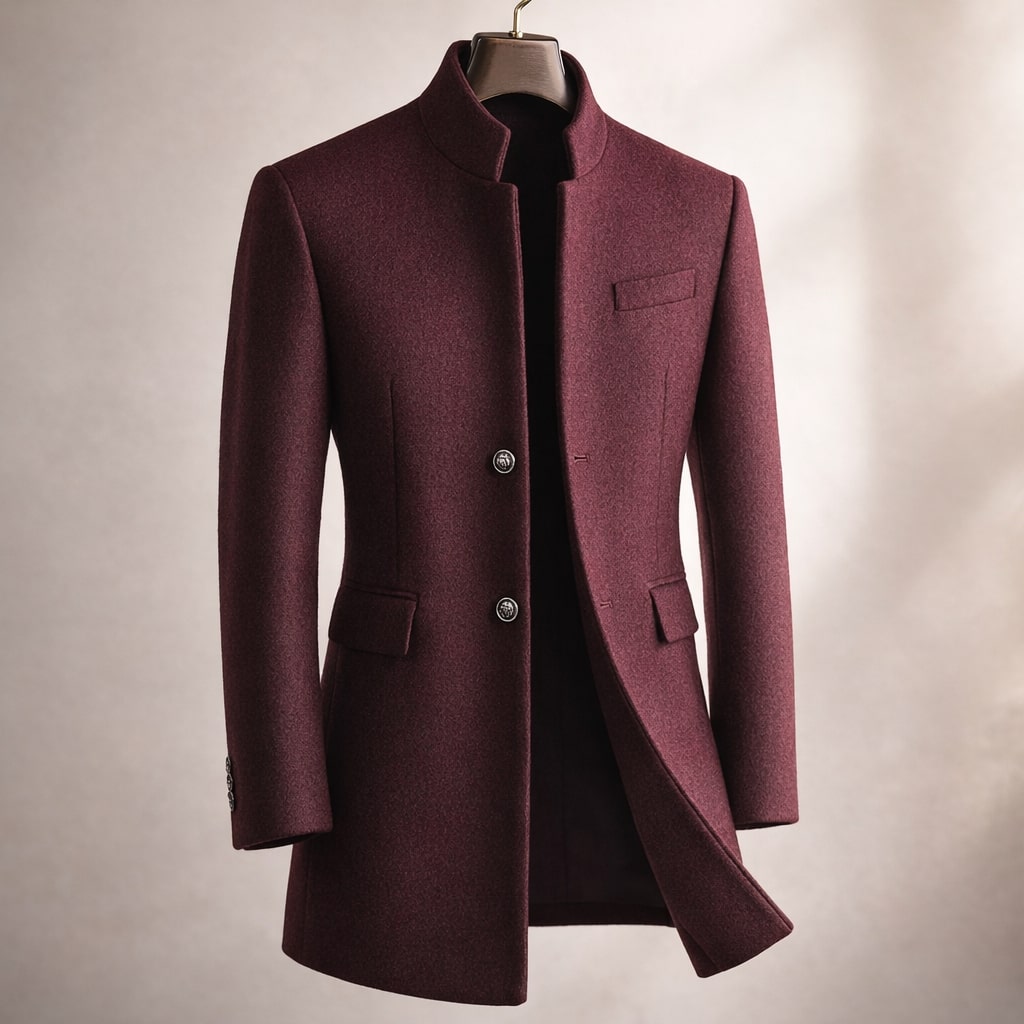 BRIAN™ | Stand Collar Overcoat