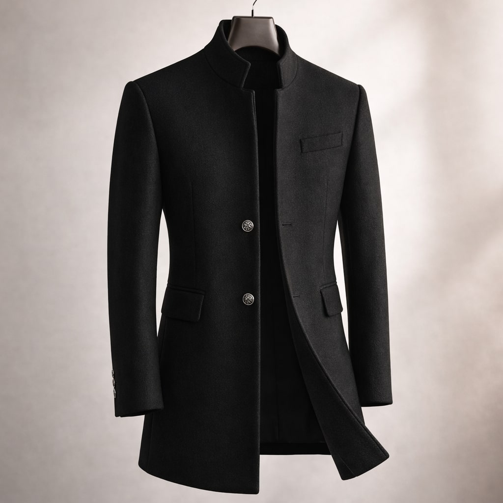 BRIAN™ | Stand Collar Overcoat
