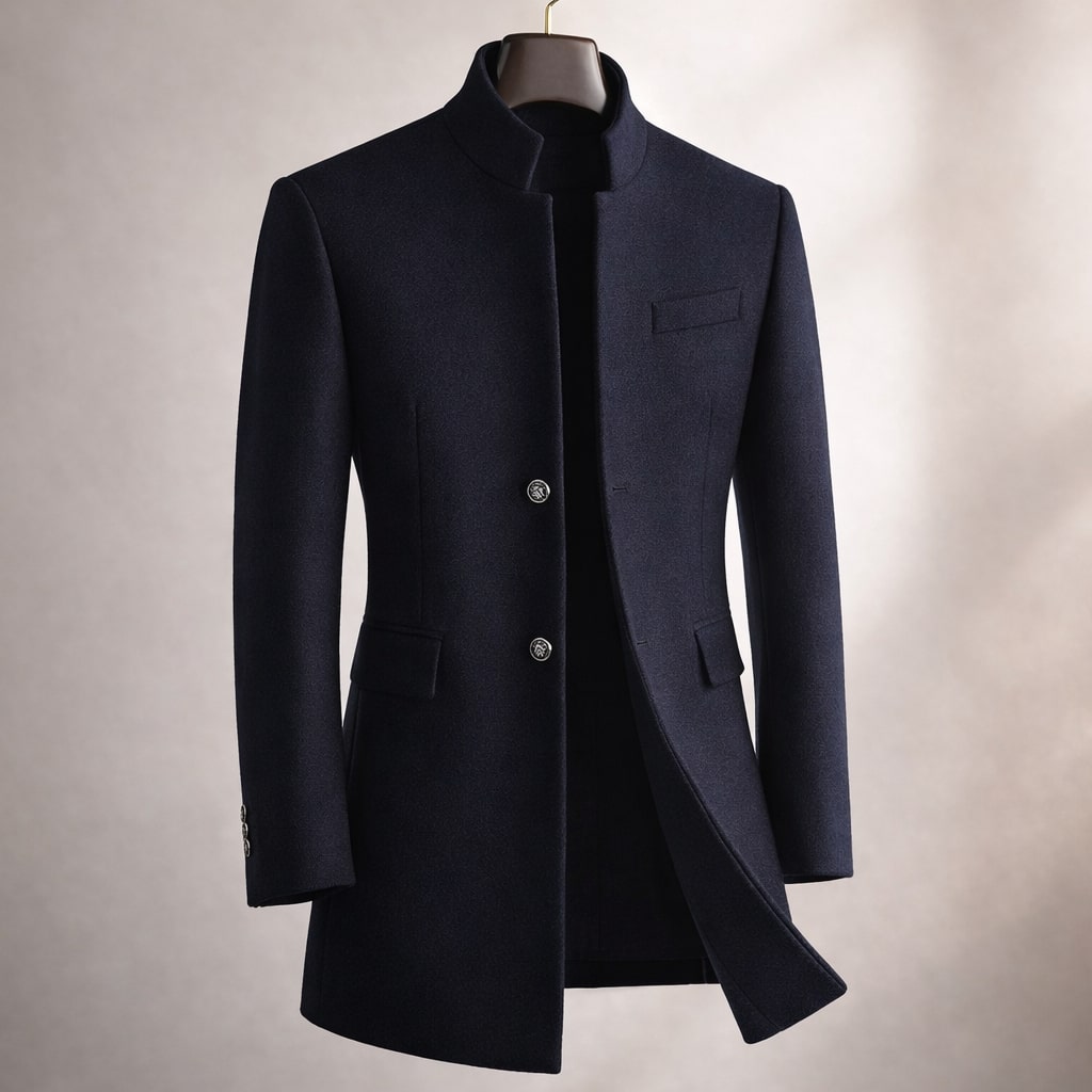 BRIAN™ | Stand Collar Overcoat