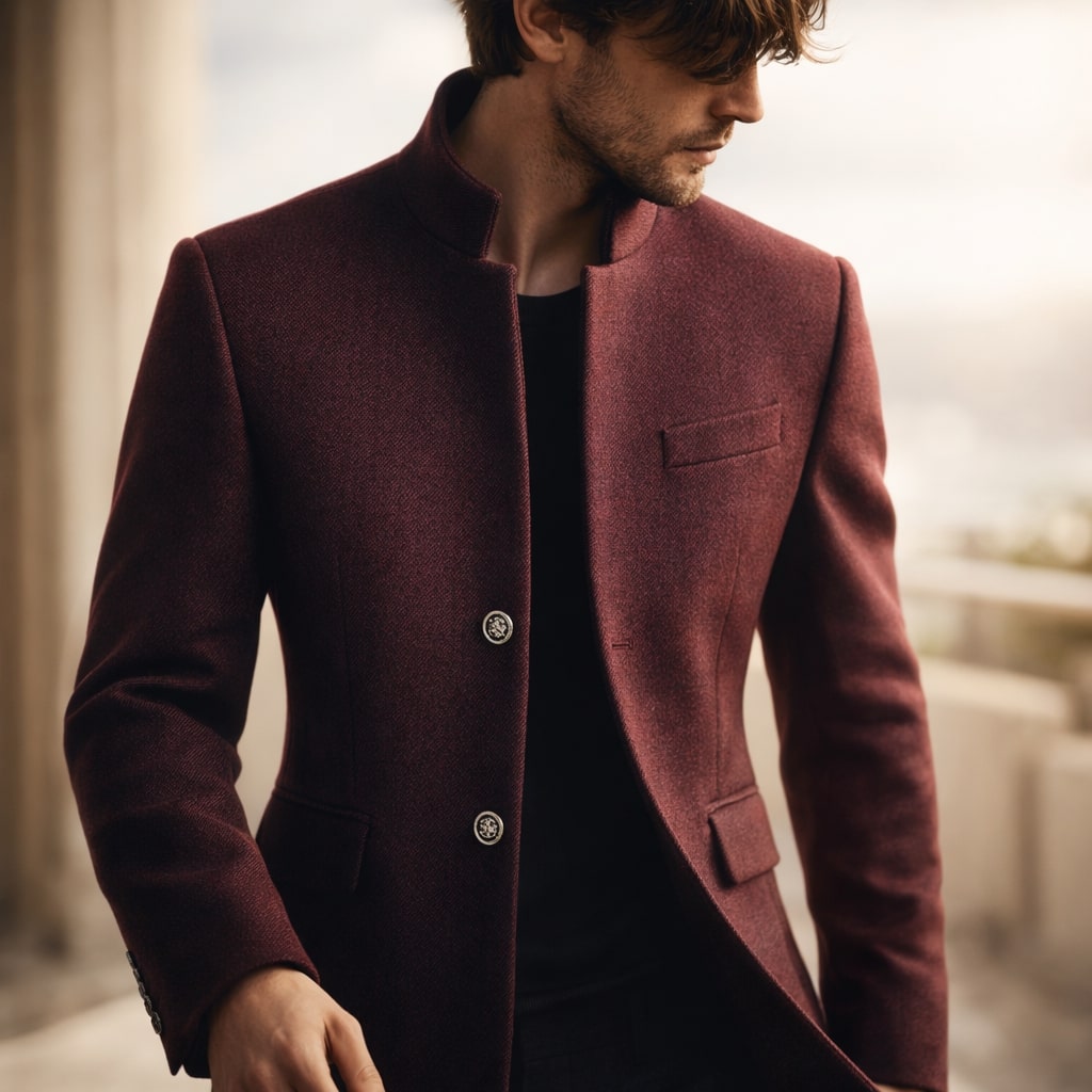 BRIAN™ | Stand Collar Overcoat