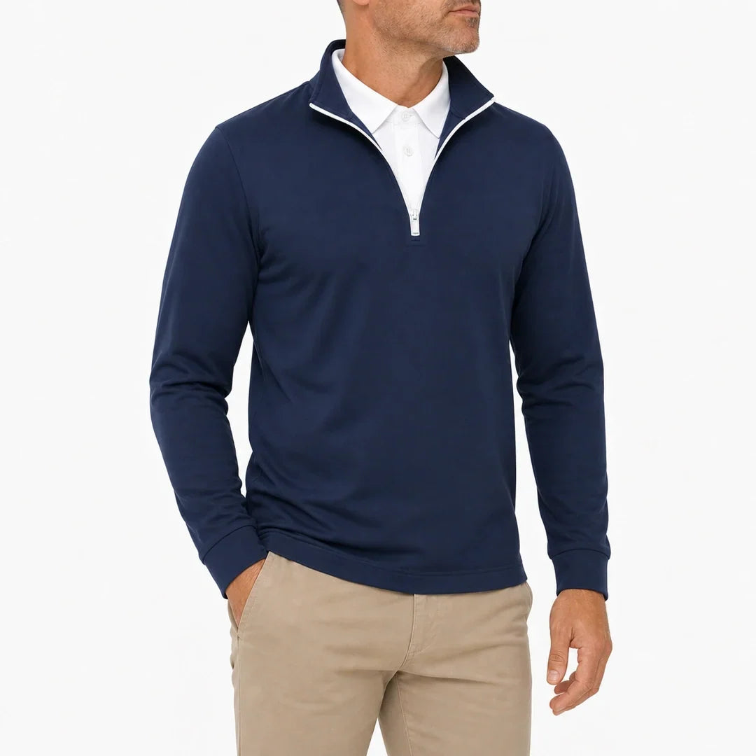 BRIAN™ | Leon - Men’s Ultra-Comfortable 2-in-1 Quarter-Zip