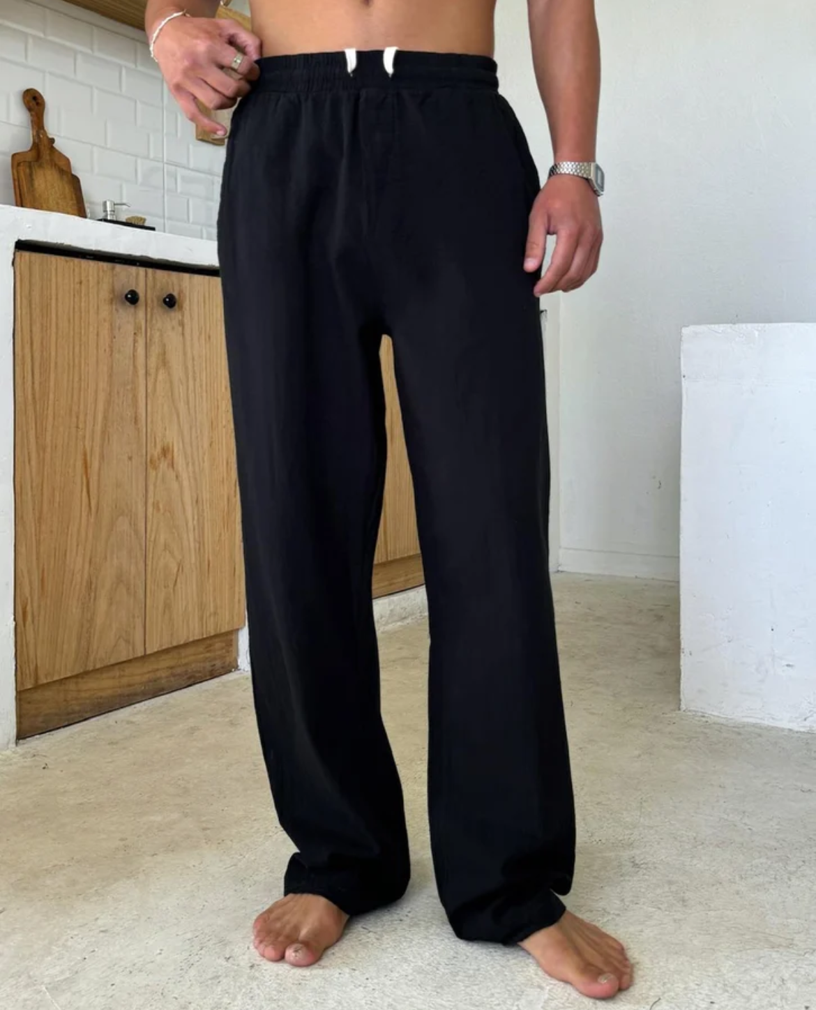 BRIAN™ | Men's Sicily Linen Trousers