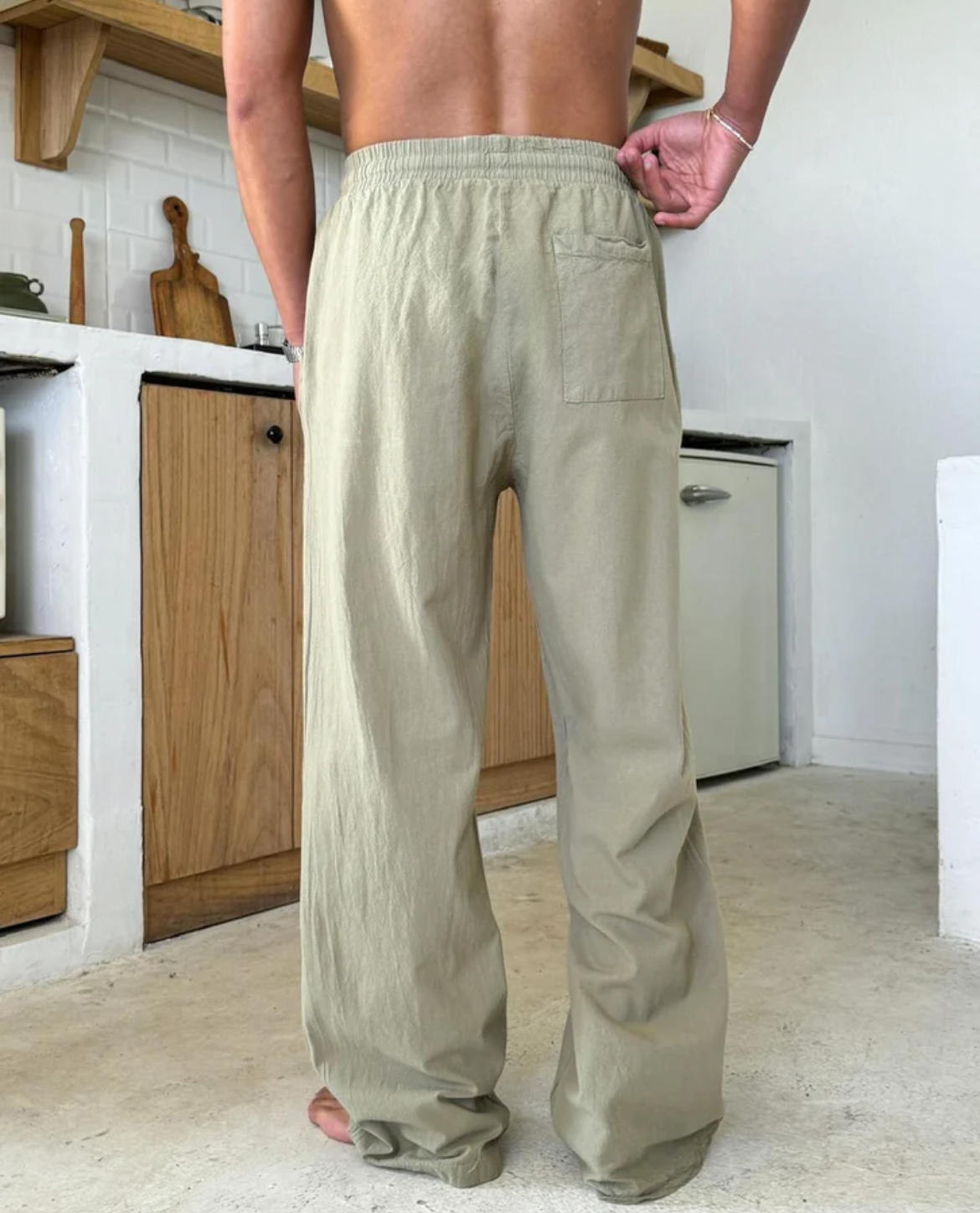 BRIAN™ | Men's Sicily Linen Trousers